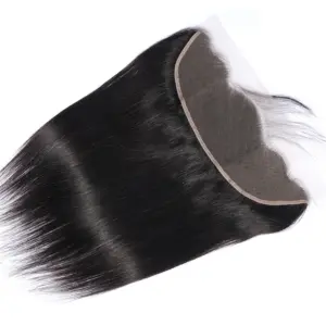 13x4 Lace Frontal Transparent Pre Plucked Straight Human Hair 1 Pc Packing Ear To Ear Lace Closures For Black Women - Hair...