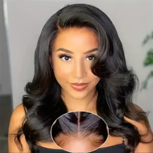 180% Density Glueless Wigs Human Hair Body Wave Bob 4X4 Lace For Women 100% Natural Remy Wig - Haircare Products