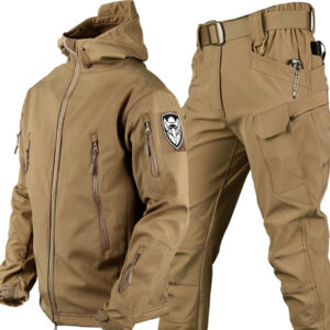 Warmer Anzug für Herren im Freien, Softshell, tragbare, verdickte Camouflage-Kleidung - Herrenbekleidung | Technik & Gadgets