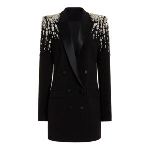 Women's fashion beaded and diamond-studded slim-fit suit jacket - Damenbekleidung | Technik & Gadgets