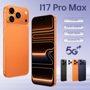 I17 PRO MAX Smartphone,8 Cores, 4+64G,8000mAh,Global Communication Large Screen ,108MP+72MP Camera,Android 15,5G,Dual SIM,...