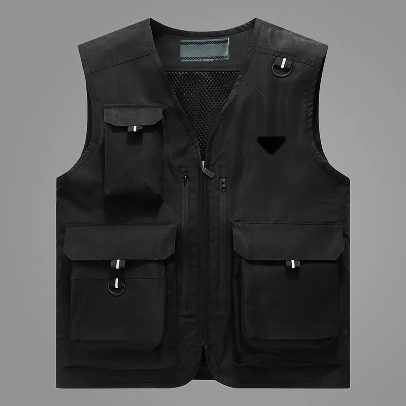 Fashion vest Mens Vests Designer jacket tank top women's men Outdoor camping with multiple pockets High quality Couples - ...