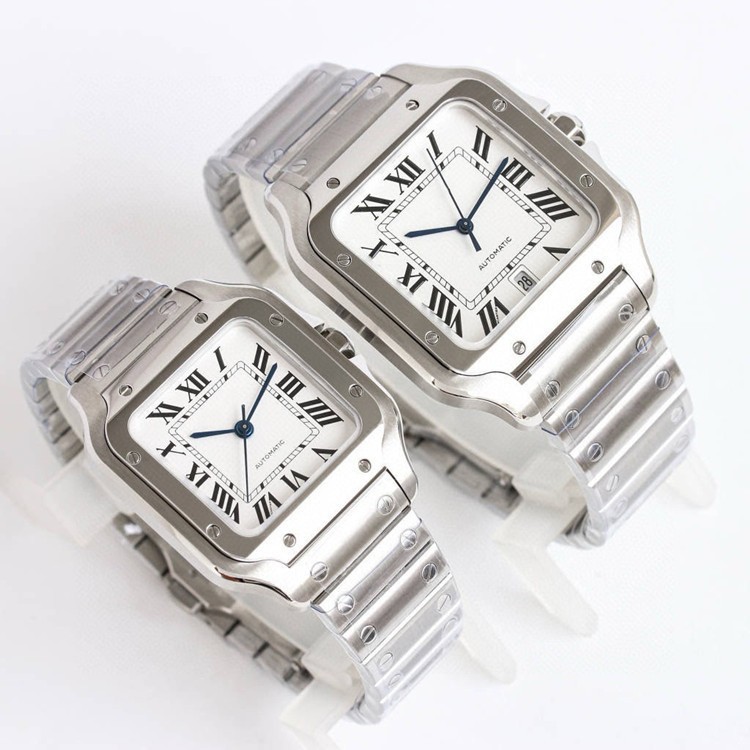 Kajia Sandus Roman Square Mechanical Trendy Fashion Watch Stainless Steel Couple Watches - Herrenschmuck | Technik & Gadgets