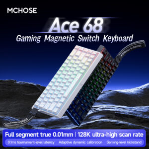 Mcchose Ace68 Magnetic Axis Keyboard RT Electronic Sports Game Custom Mechanical Wired Keyboard - Computer-Komponenten