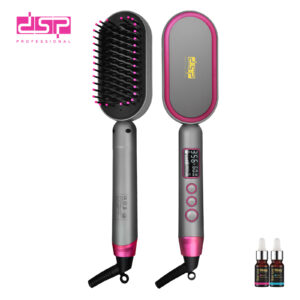 DSP Dansong Straight Hair Comb, Curling Rod Clip, Anti scalding, Non damaging Hair Fluffy, Bang Curl Dual purpose Magic To...