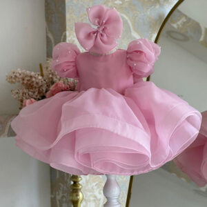 Princess Dress Children's Dress New Style Sweet Princess Tutu Skirt First Birthday Party Piano Performance Costume - Kinde...