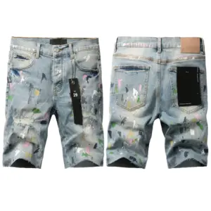 jeans Short Designer Men Jeans Shorts Jeans Uomo Summer Holes High Quality Embroidered Designer Jeans Pants For Men And - ...