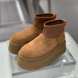 2025 Winter New Mini Dipu Women's Thick Bottom Increased Fur Integrated Snow Thickened Warm Cotton Shoes Short Boots - Schuhe