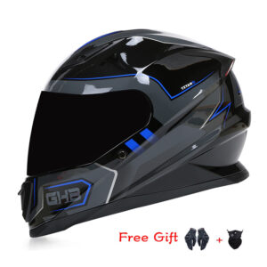 Motorcycle helmet Motorcycle full helmet Adult all seasons winter riding full helmet