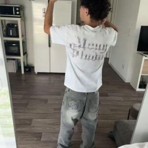 Y2K Baggy Light Colored Mid Jeans... - Herrenbekleidung | Bekleidung