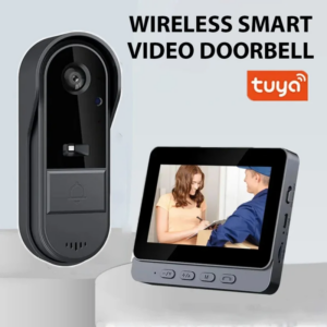 Tuya Wireless Intercom Night HD Vision 4.3in IPS Screen Waterproof Doorbell Camera Smart Home Security Video By Bell - Com...
