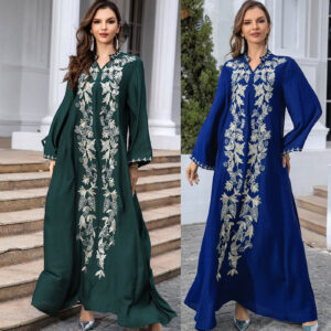 Muslim Abaya Rope Embroidery Women's Robe Traditional, Modern, Gorgeous, Ramadan - Damenbekleidung | Technik & Gadgets