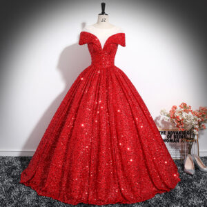 Women's Clothing sequined, luxurious and high end stage solo performance clothing, vocal art examination annual meeting, p...