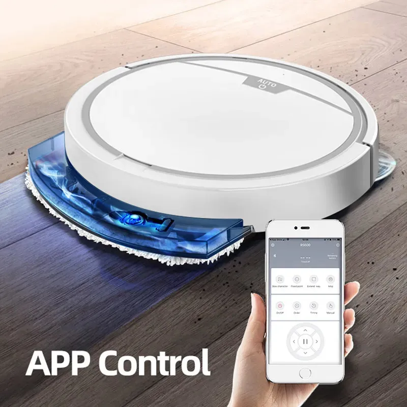 Robot Vacuum Cleaners App Control Sweeper Home Large Robotic Wet And Dry Sweep Mop Floor Smart Vaccum Cleaner 2800Pa - Kochen