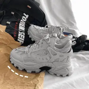 Fashion Chunky Sneakers For Men Comfortable Man Casual Shoe Outdoor Anti Skid Male Vulcanize Shoes Tennis Thick Sole 44 - ...