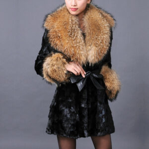Women's Clothing Women's Mink Fur Coat Women's Autumn And Winter New Fox Fur Mid Length Mink Fur Coat - Damenbekleidung
