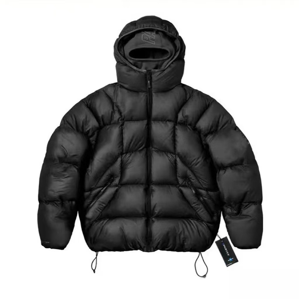 Men's Clothing PALAC Cotton Clothing Autumn And Winter Leisure Sports Waterproof Cotton Clothing Hooded Windproof Warm Jac...
