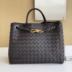 Andiamo designer tote B Family 8-e Buckle Original Leather 2024 New Woven Women's Portable Single Shoulder Crossbody - Tas...