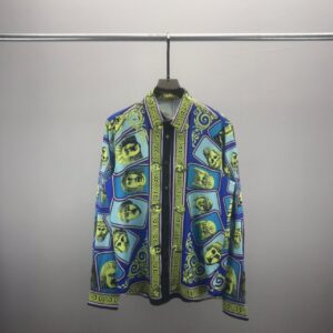 Trendy ver long sleeved shirt with full letters and 3D printed pattern, unisex top cardigan - Herrenbekleidung