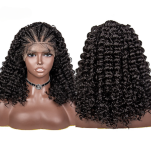 Kinky Afro Curly Wig - 18 Inch, 13x6 Lace Front. Large Lace Area, Baby Hair. 100% Hand-Woven - Haircare Products