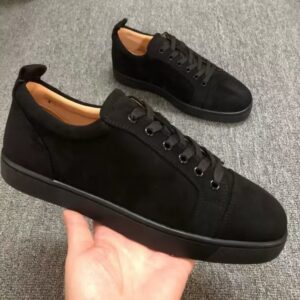 2025 Red Soled For Men And Women, Black Casual Lace Up Style, Versatile Rivet Shoes - Schuhe | Technik & Gadgets