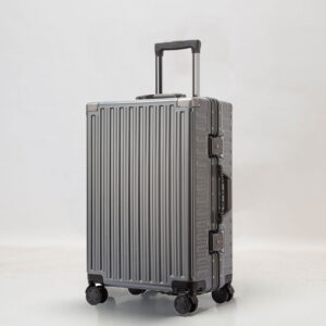 Luggage 20 Inch Aluminum Frame Suitcase Trolley Case With Universal Silent Wheels 24 Inch Suitcase Durable And Anti Fall S...