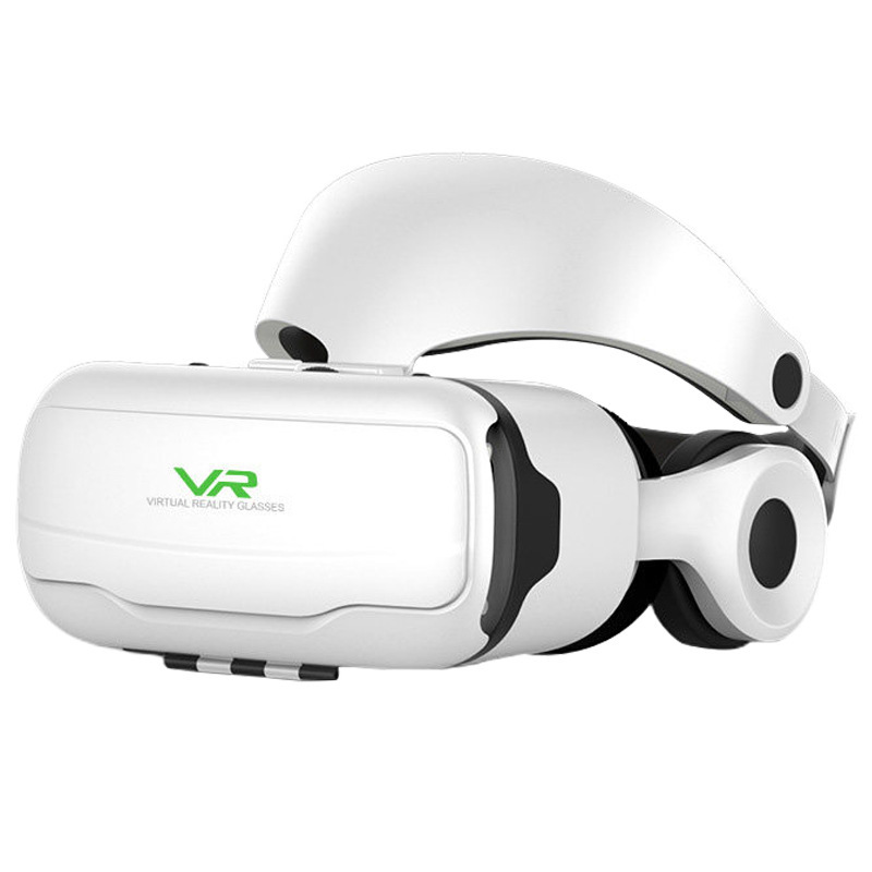 VR Headset Virtual Reality Glasses For Smartphones - 3D Panoramic Gaming & Movie Viewer With HD Lenses, Universal Phone ...