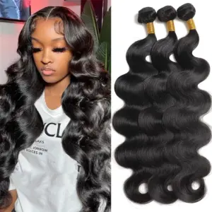 18 20 22 24 Inch Brazilian Virgin Human Hair Body Wave 3 Bundles - Haircare Products | Technik & Gadgets