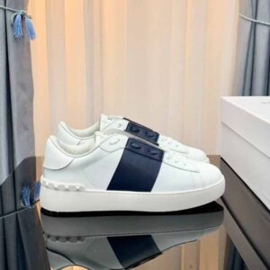 New V Home Casual Sports With Rivets White Shoes Made Of Genuine Leather Fashionable And Trendy Couple S Board - Schuhe