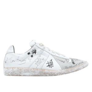 New Style Unisex Casual Shoes Men's White Women's Sneakers Retro Cornetto Breathable Waterproof Lace-Up Cotton Fabric TPU ...