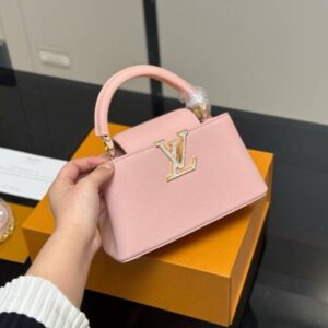 Trendy, Fashionable, Classic, Luxurious, High-quality Full Grain Cowhide Women's Handbag With One Shoulder And Crossbody D...