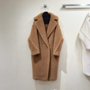 Bear Coat For Women, Loose Fit Teddy Jacket, MAX Parent Style Winter Wear, Fur Grain Sheep Wool Integrated - Damenbekleidung