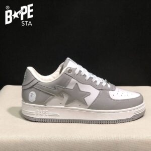 A BATHING-APE Classic Marvel-Lacquer Leather Splicing Fashion Board Shoes Air Force No.1 Board Shoes Unisex - Schuhe