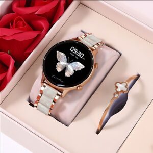 New 2025 Smartwatch For Women Multifunctional Bluetooth Calling And Payment Resin Piece Set Valentine's Day Birthday Gift ...