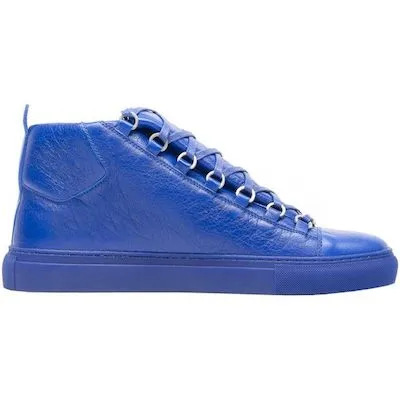New European Style High Top Men's Casual Shoes Genuine Leather Paris Retro Business Fashion Breathable Waterproof Anti-sli...