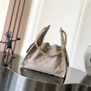 2025 Designer High Quality Large Capacity Leather Shoulder Classic Underarm Bag Dia Mesh Embroidered Retro Button - Taschen