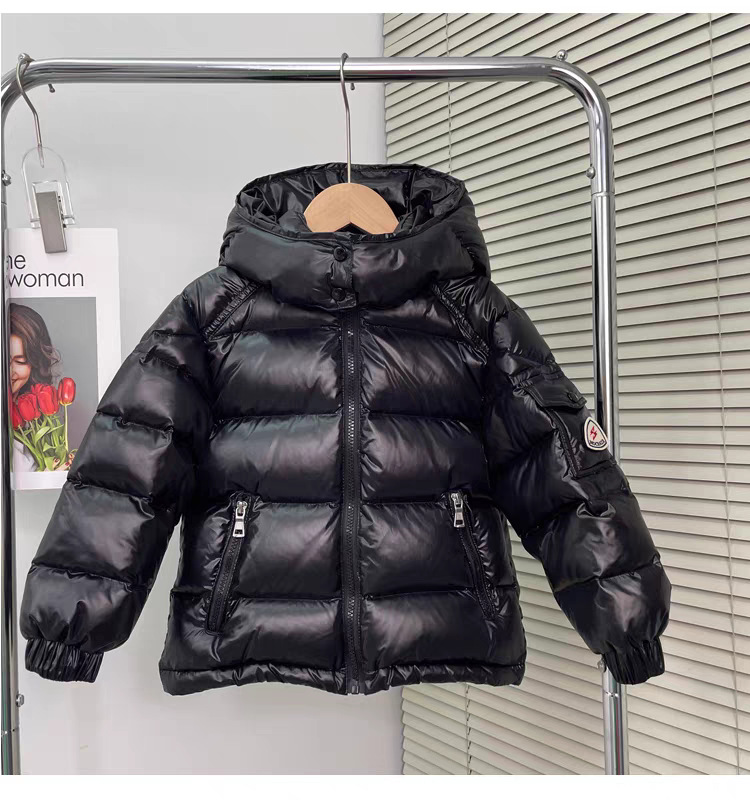 Boys Girls Waterproof Winter Puffer Jacket With Detachable Hood - Lightweight Warm Kids Down Coat For Cold Weather (Pink/...