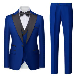 Elegant Men's Suit Three-Piece Set - Formal Wedding Tuxedo & Business Blazer With Shawl Collar - Herrenbekleidung