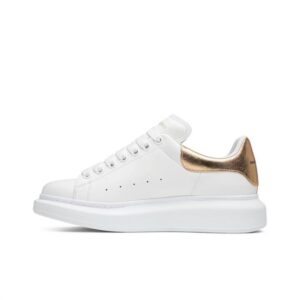 High-quality Original White Leather Thick-soled Platform Dad Shoes, Unisex Casual Sneakers, Comfortable And Versatile - Sc...