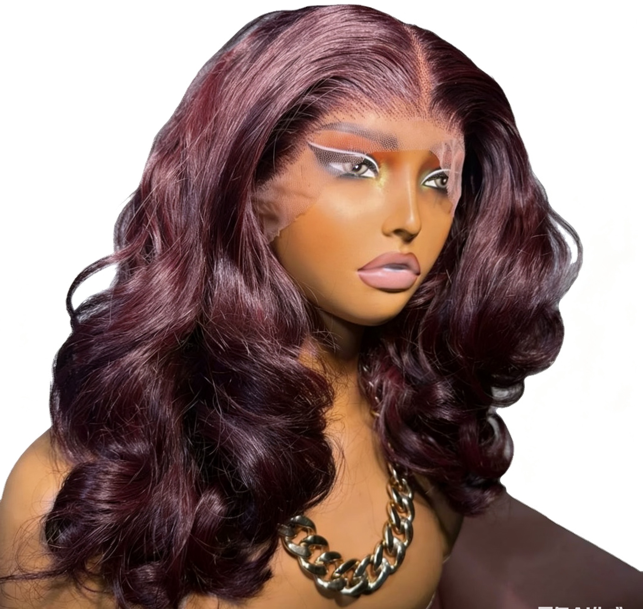 High Quality 13x4 Double Drawn Raw Virgin Bouncy Wave Humans Hair Wig For Women - Haircare Products | Technik & Gadgets