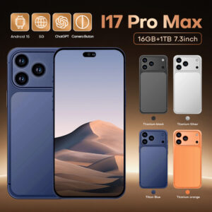 2026 Hot Selling I17ProMax Phone,16+1TB Global Communication Large Screen Smartphone,Eight Core,72MP+108MP,8000mAh,Android...