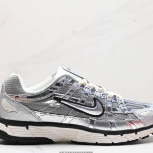 Nike Men's And Women's Shoes Summer P-6000 Silver Sports Shoes Machine Wind Retro Dad Shoes Running Shoes CN0149-001 - And...