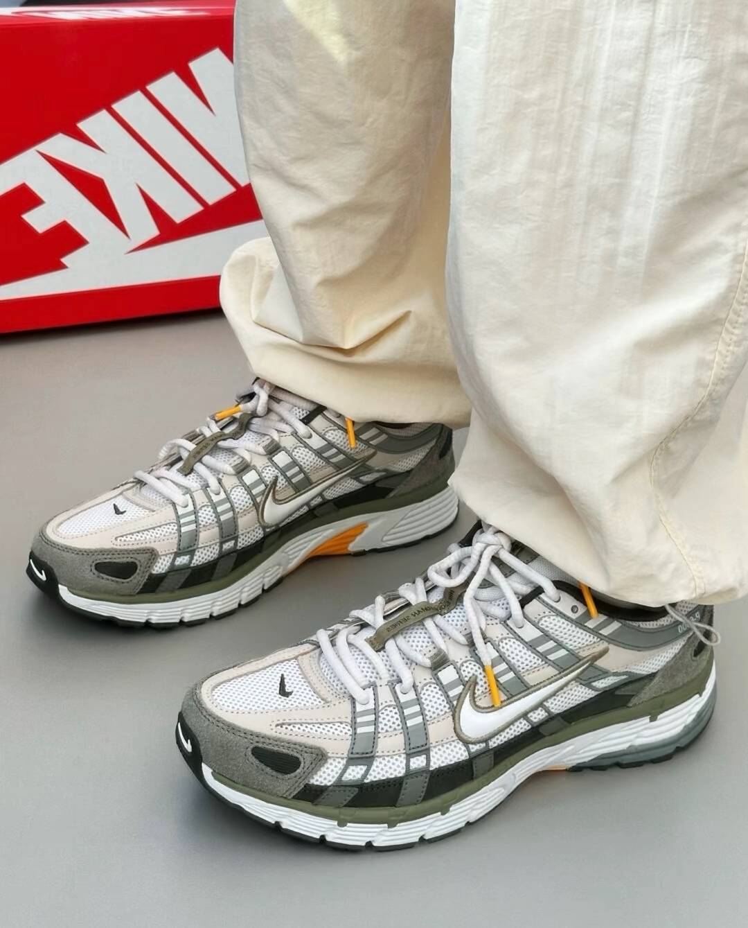 Nike P-6000 Men's And Women's Trainers Light Army/Cargo Khaki/Light Orewood Brown/Phantom - Andere Sportarten