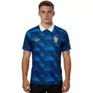 2026 France Home Soccer Jersey - Classic White Polo Collar National Shirt - Andere Sportarten | Technik & Gadgets