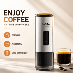 Portable Coffee Machine Hot And Cold Espresso Capsules Coffee Powder 3-in-1 Car Office Camping - Kochen | Technik & Gadgets