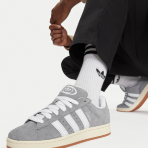 Adidas Originals CAMPUS O0S Leather Comfortable, Versatile Slip-on Sneakers, Suitable For Unisex-Light Grey - Andere Sport...
