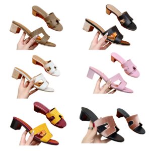 2026 10A New Style Best Quality Designer Sandal Lady Outwear Leisure Vacation Beach Slides Flat Bottom Fashion Genuine - S...