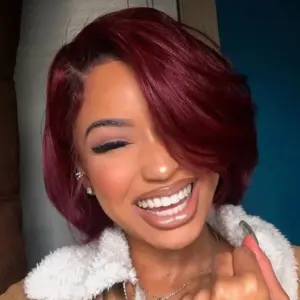 13x4 Lace Frontal Wig Brazilian Remy Human Hair Wigs For Women Wavy Preplucked Hairline Side Part Short Bob - Haircare Pro...