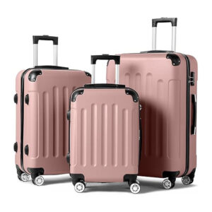 3pcs/set Luggage Bags Abs Luggage Luggage Multi-wheel Trolley Case 6-piece Semi-finished Boarding Case Password Suitcase -...