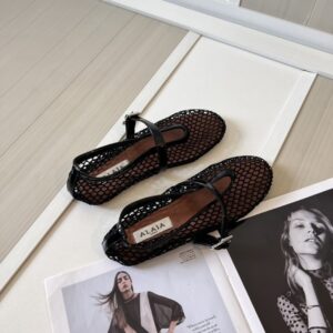Foreign Trade Ballet-style Hollow Breathable Shoes 2026 New Model Mary Round-toe Shallow Cutout Flat Sandals For Women - S...